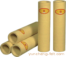 工業(yè)毛氈，耐高溫毛氈---480℃高黃滾筒