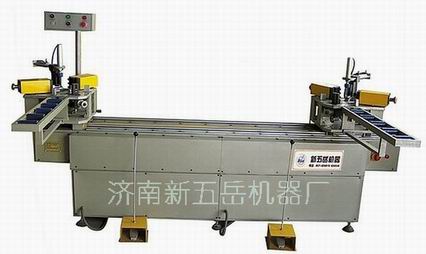 鋁門(mén)窗雙頭同步組角機(jī)-鋁塑門(mén)窗加工機(jī)器-門(mén)窗設(shè)備